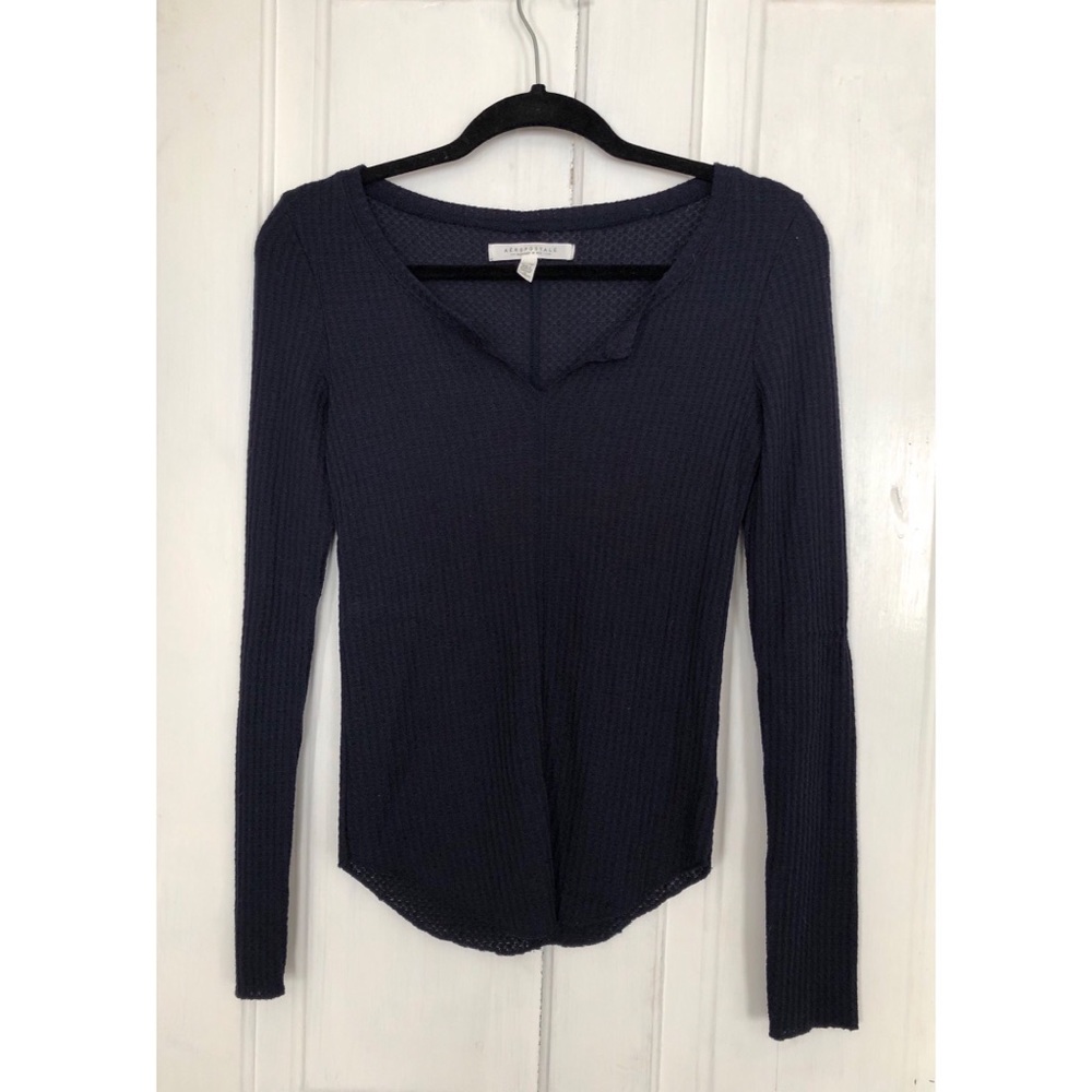 XS Aeropostale navy blue long sleeve
